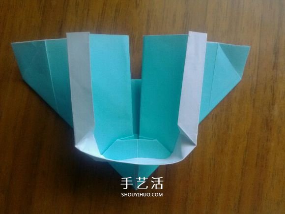 LOVE U字母心的折法 情人节表白爱心折纸图解 -  www.shouyihuo.com
