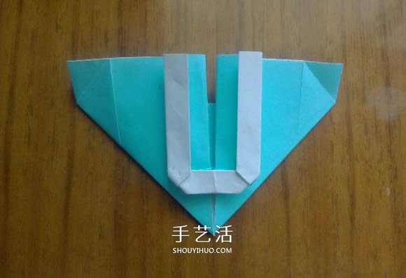LOVE U字母心的折法 情人节表白爱心折纸图解 -  www.shouyihuo.com