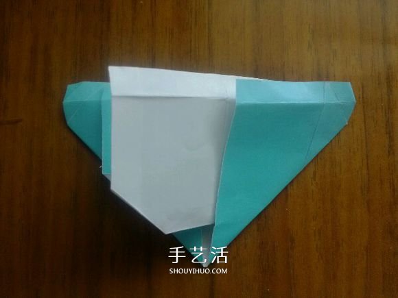 LOVE U字母心的折法 情人节表白爱心折纸图解 -  www.shouyihuo.com