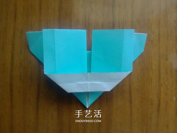 LOVE U字母心的折法 情人节表白爱心折纸图解 -  www.shouyihuo.com