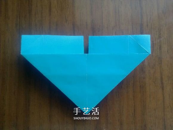LOVE U字母心的折法 情人节表白爱心折纸图解 -  www.shouyihuo.com