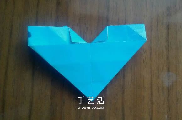 LOVE U字母心的折法 情人节表白爱心折纸图解 -  www.shouyihuo.com