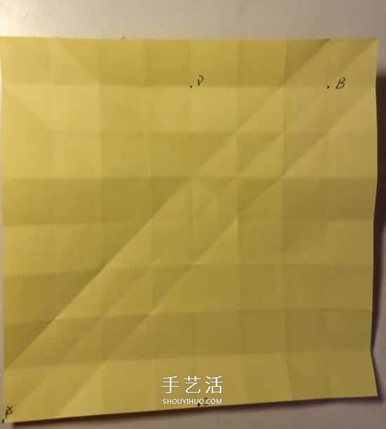 原创微微玫瑰的折法 详细折纸玫瑰花过程步骤 -  www.shouyihuo.com