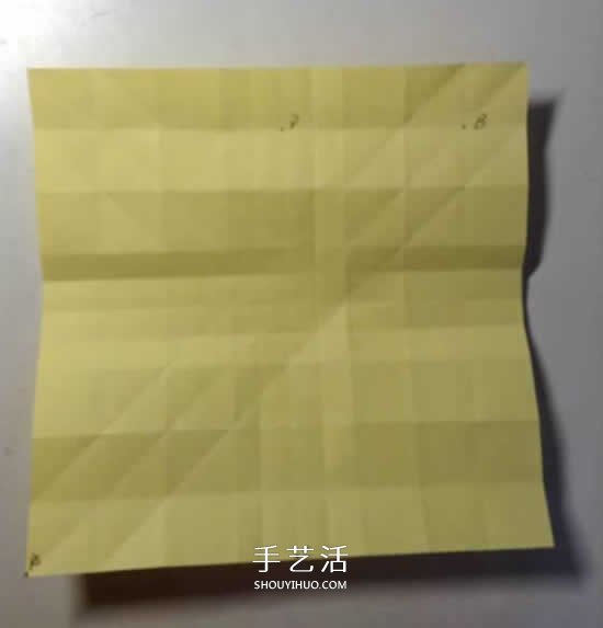 原创微微玫瑰的折法 详细折纸玫瑰花过程步骤 -  www.shouyihuo.com