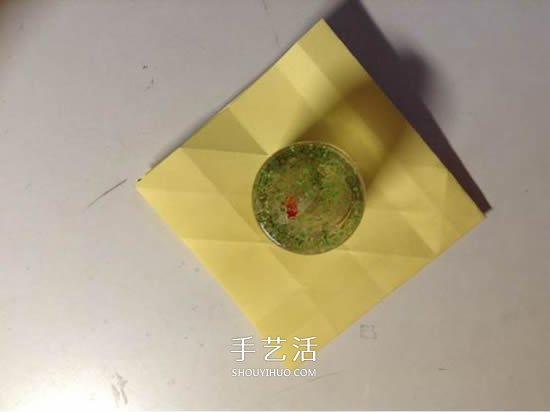 原创微微玫瑰的折法 详细折纸玫瑰花过程步骤 -  www.shouyihuo.com