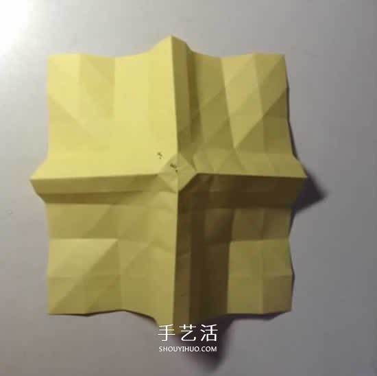 原创微微玫瑰的折法 详细折纸玫瑰花过程步骤 -  www.shouyihuo.com