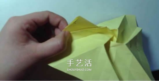 原创微微玫瑰的折法 详细折纸玫瑰花过程步骤 -  www.shouyihuo.com