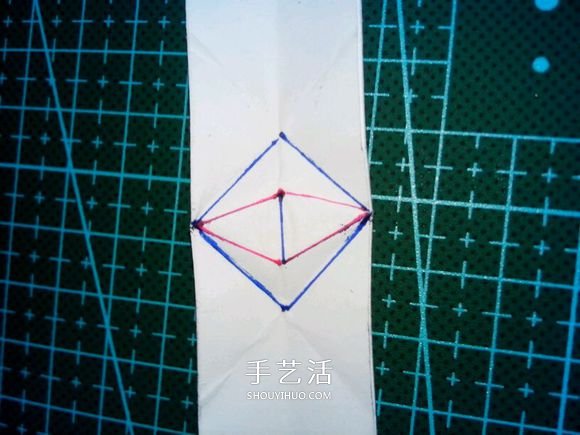 六翼炽天使之心折法 折纸带六翼翅膀爱心图解 -  www.shouyihuo.com
