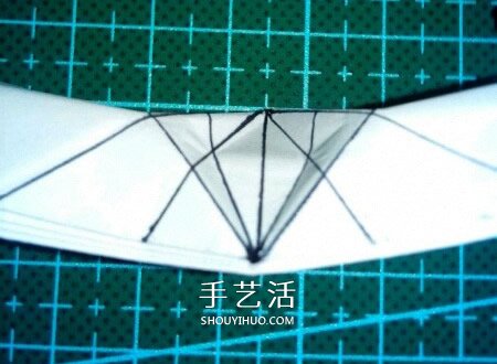 六翼炽天使之心折法 折纸带六翼翅膀爱心图解 -  www.shouyihuo.com