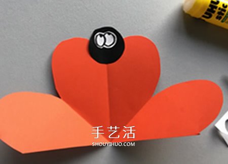 祝福幸运！七星瓢虫情人节爱心卡片的做法 -  www.shouyihuo.com
