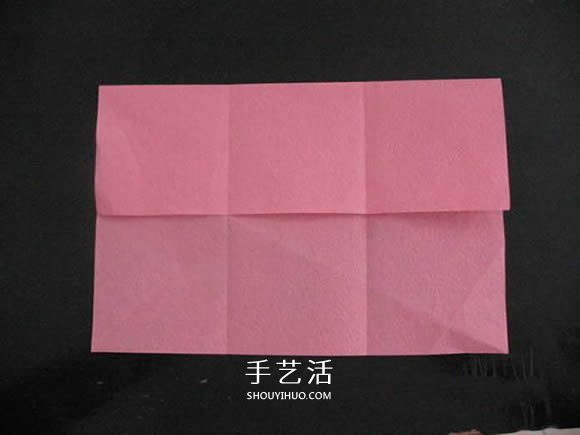 赠送初恋的小礼物！折纸蔷薇戒指的折法图解 -  www.shouyihuo.com