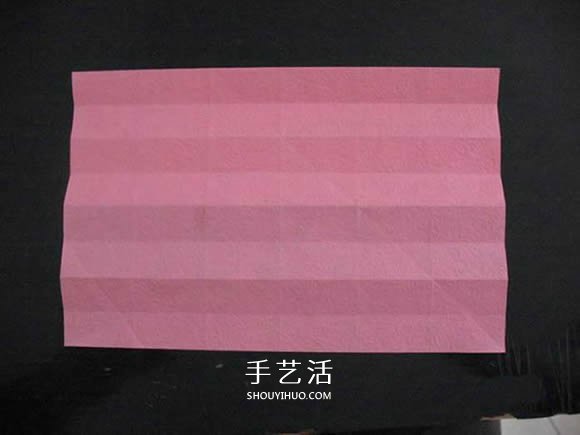 赠送初恋的小礼物！折纸蔷薇戒指的折法图解 -  www.shouyihuo.com