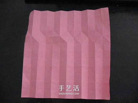 赠送初恋的小礼物！折纸蔷薇戒指的折法图解 -  www.shouyihuo.com