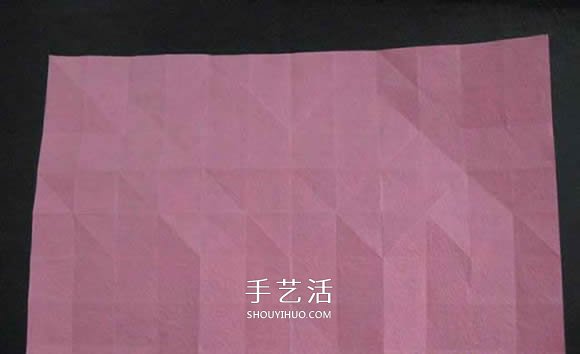 赠送初恋的小礼物！折纸蔷薇戒指的折法图解 -  www.shouyihuo.com