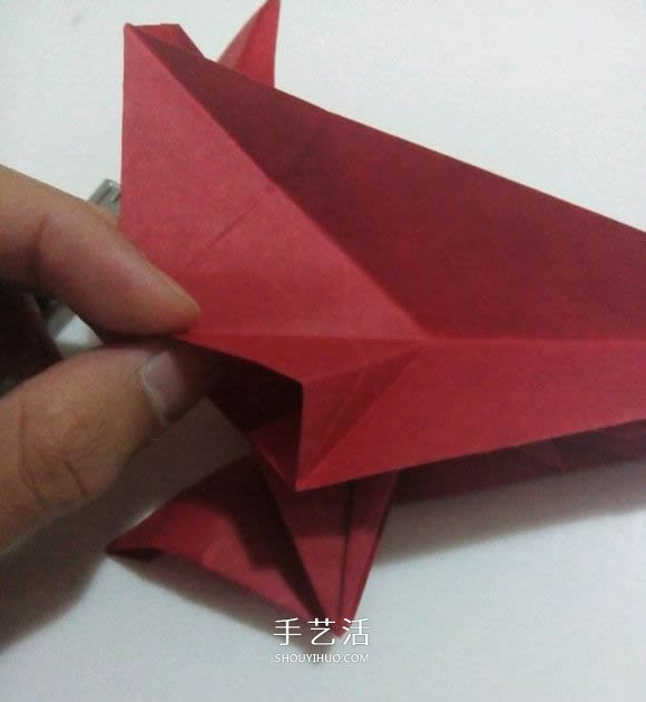 瑞兽麒麟的折法图解过程 折纸神谷哲史的麒麟 -  www.shouyihuo.com