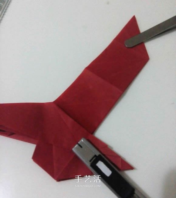 瑞兽麒麟的折法图解过程 折纸神谷哲史的麒麟 -  www.shouyihuo.com