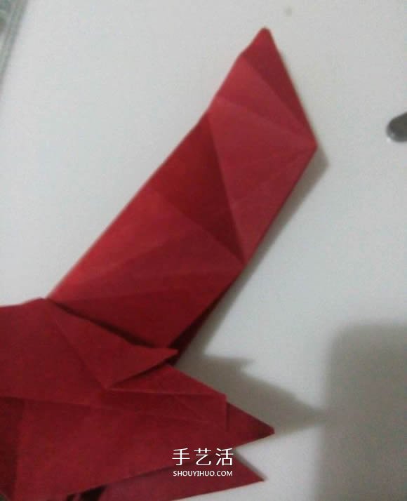 瑞兽麒麟的折法图解过程 折纸神谷哲史的麒麟 -  www.shouyihuo.com