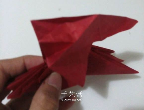 瑞兽麒麟的折法图解过程 折纸神谷哲史的麒麟 -  www.shouyihuo.com