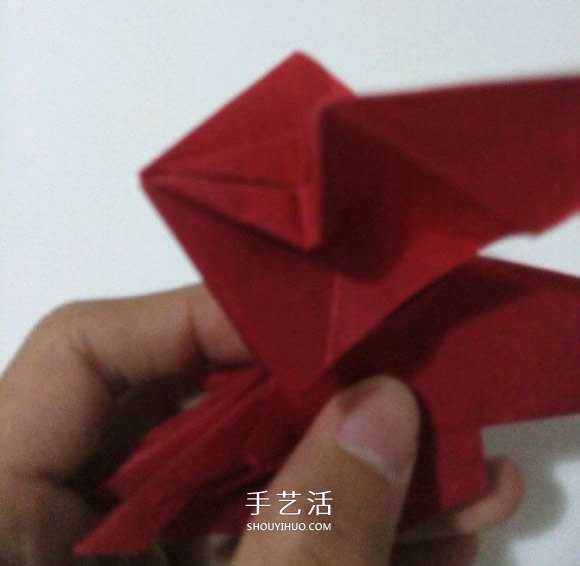 瑞兽麒麟的折法图解过程 折纸神谷哲史的麒麟 -  www.shouyihuo.com