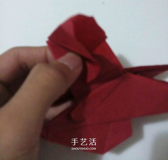 瑞兽麒麟的折法图解过程 折纸神谷哲史的麒麟 -  www.shouyihuo.com