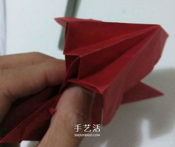 瑞兽麒麟的折法图解过程 折纸神谷哲史的麒麟 -  www.shouyihuo.com