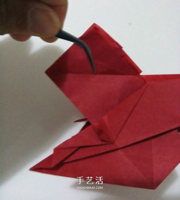 瑞兽麒麟的折法图解过程 折纸神谷哲史的麒麟 -  www.shouyihuo.com