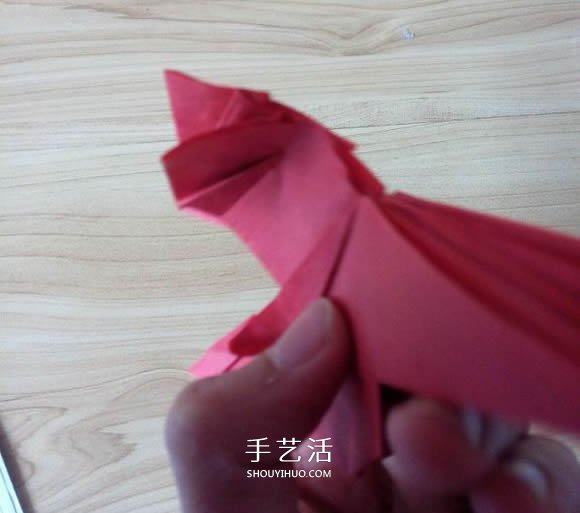 瑞兽麒麟的折法图解过程 折纸神谷哲史的麒麟 -  www.shouyihuo.com