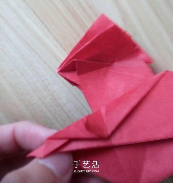 瑞兽麒麟的折法图解过程 折纸神谷哲史的麒麟 -  www.shouyihuo.com