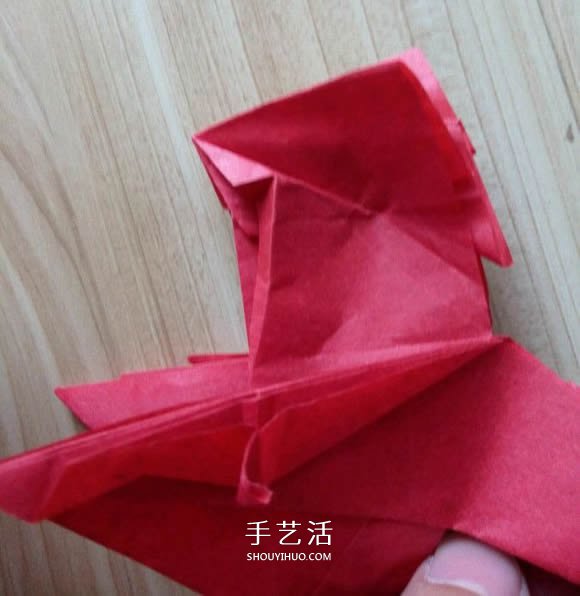 瑞兽麒麟的折法图解过程 折纸神谷哲史的麒麟 -  www.shouyihuo.com