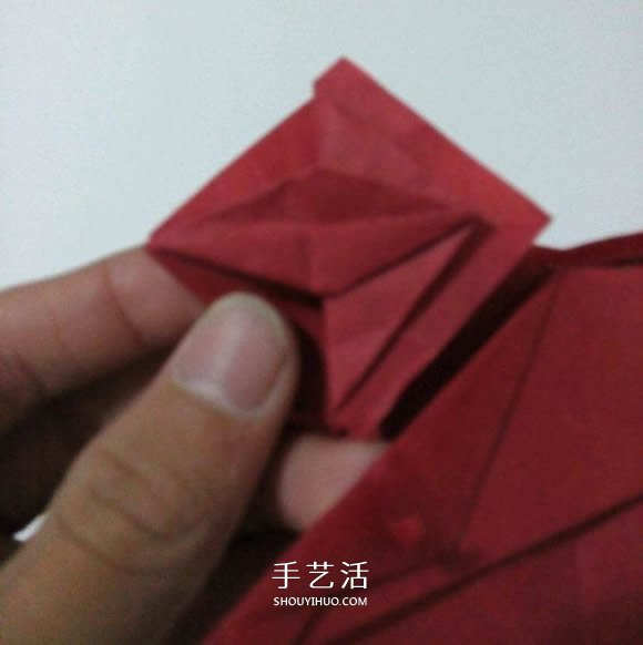 瑞兽麒麟的折法图解过程 折纸神谷哲史的麒麟 -  www.shouyihuo.com