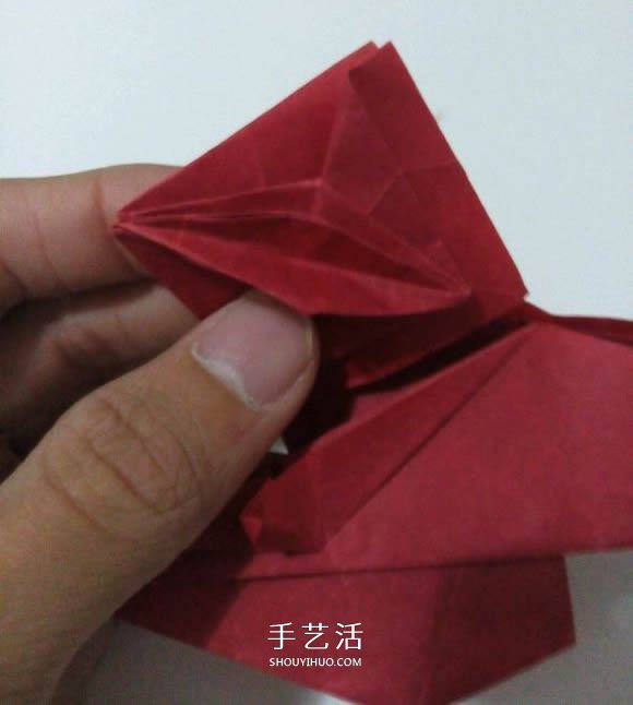 瑞兽麒麟的折法图解过程 折纸神谷哲史的麒麟 -  www.shouyihuo.com