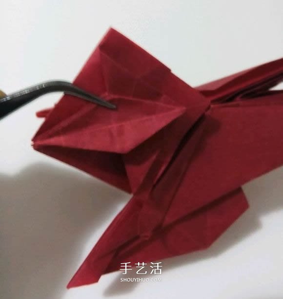 瑞兽麒麟的折法图解过程 折纸神谷哲史的麒麟 -  www.shouyihuo.com
