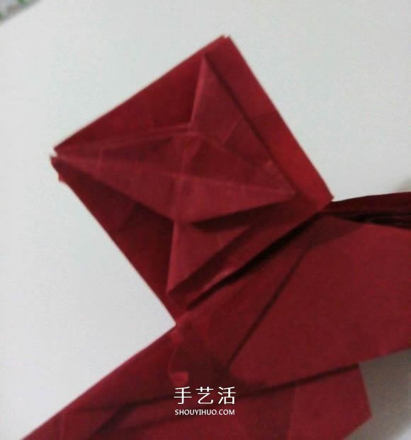 瑞兽麒麟的折法图解过程 折纸神谷哲史的麒麟 -  www.shouyihuo.com