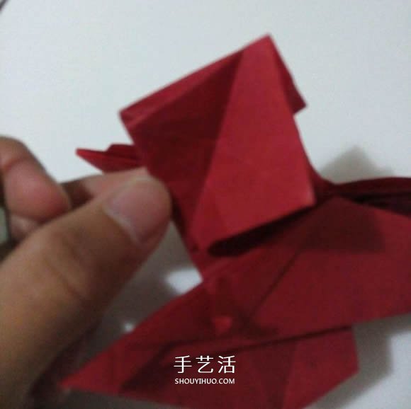 瑞兽麒麟的折法图解过程 折纸神谷哲史的麒麟 -  www.shouyihuo.com