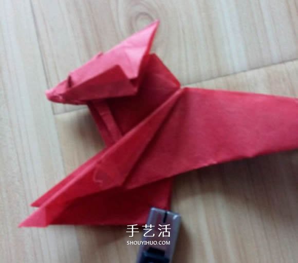 瑞兽麒麟的折法图解过程 折纸神谷哲史的麒麟 -  www.shouyihuo.com