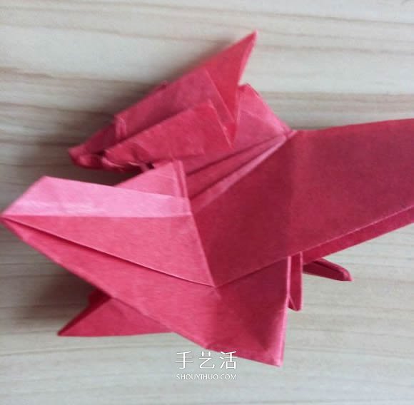 瑞兽麒麟的折法图解过程 折纸神谷哲史的麒麟 -  www.shouyihuo.com