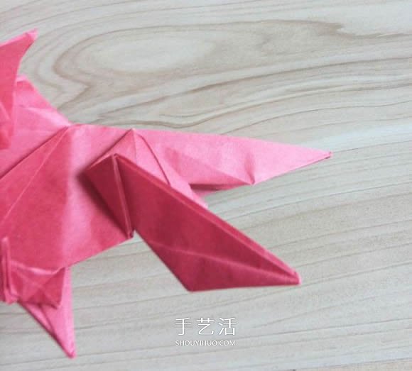 瑞兽麒麟的折法图解过程 折纸神谷哲史的麒麟 -  www.shouyihuo.com