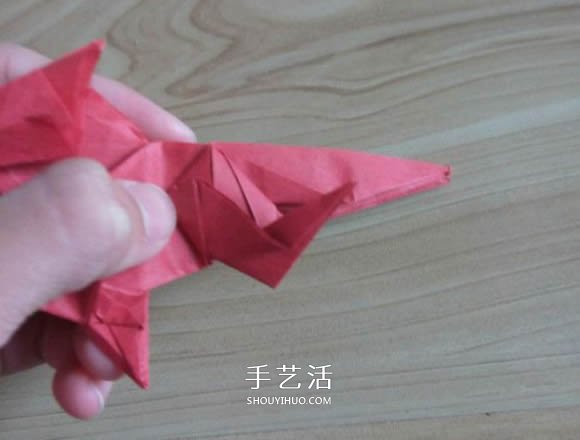 瑞兽麒麟的折法图解过程 折纸神谷哲史的麒麟 -  www.shouyihuo.com