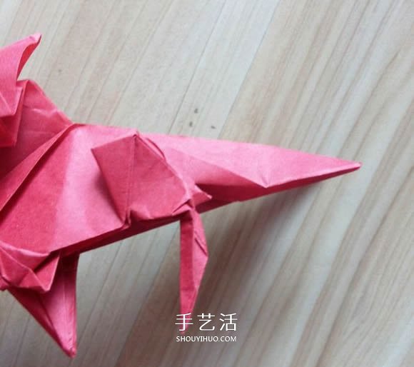 瑞兽麒麟的折法图解过程 折纸神谷哲史的麒麟 -  www.shouyihuo.com