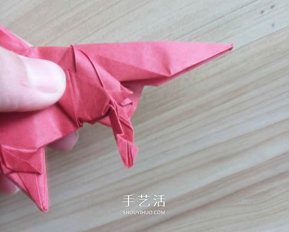 瑞兽麒麟的折法图解过程 折纸神谷哲史的麒麟 -  www.shouyihuo.com