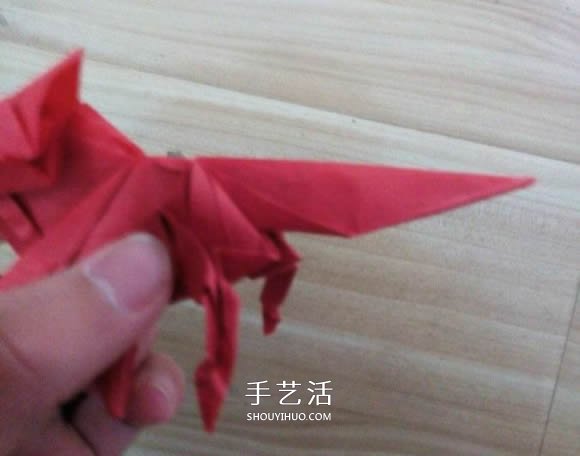 瑞兽麒麟的折法图解过程 折纸神谷哲史的麒麟 -  www.shouyihuo.com