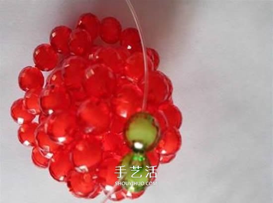 情人节串珠玫瑰花DIY 用串珠做红玫瑰的方法 -  www.shouyihuo.com