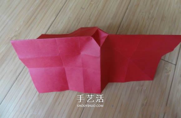 代表美丽和爱情！手工折纸卷心玫瑰步骤图解 -  www.shouyihuo.com