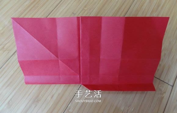 代表美丽和爱情！手工折纸卷心玫瑰步骤图解 -  www.shouyihuo.com