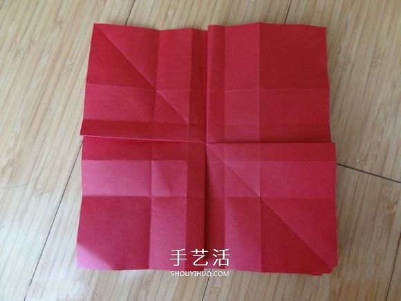 代表美丽和爱情！手工折纸卷心玫瑰步骤图解 -  www.shouyihuo.com