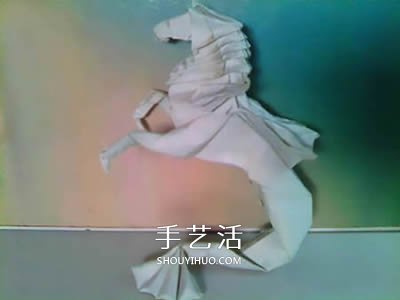 超多步骤折纸教程！漂亮海马的折纸方法图解 -  www.shouyihuo.com