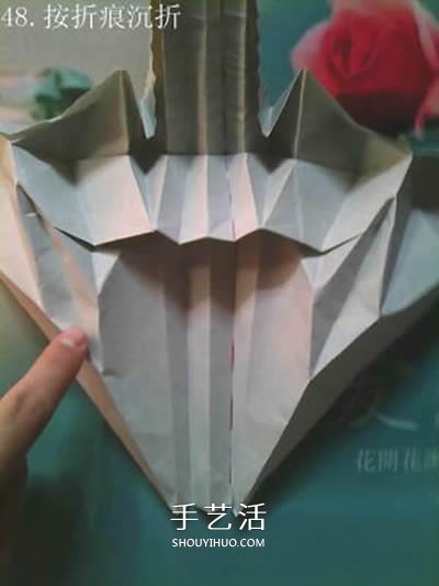 超多步骤折纸教程！漂亮海马的折纸方法图解 -  www.shouyihuo.com