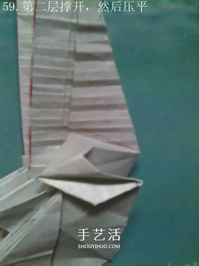 超多步骤折纸教程！漂亮海马的折纸方法图解 -  www.shouyihuo.com