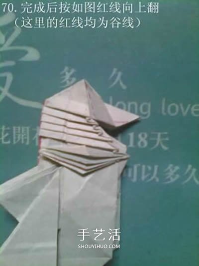 超多步骤折纸教程！漂亮海马的折纸方法图解 -  www.shouyihuo.com