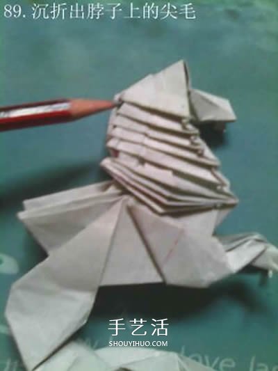 超多步骤折纸教程！漂亮海马的折纸方法图解 -  www.shouyihuo.com